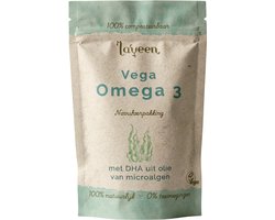 Laveen Vega Omega 3 Navulverpakking - 30 softgels - Plantaardig - Rijk aan DHA - Vegan - 100% natuurlijk - 30 stuks
