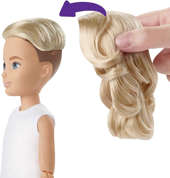 Aanpasbare Pop Set met Kleding en Accessoires - Inclusief Pruik en Schoenen - Speelgoed vanaf 6 Jaar van Merkloos — afbeelding 2