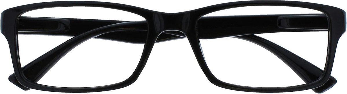Zwarte leesbril voor volwassenen - Designer stijl +1.50