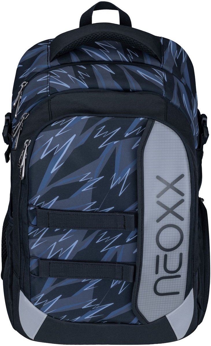 neoxx schoolrugzak met laptopvak Active Pro School Backpack Stormchaser donkerblauw