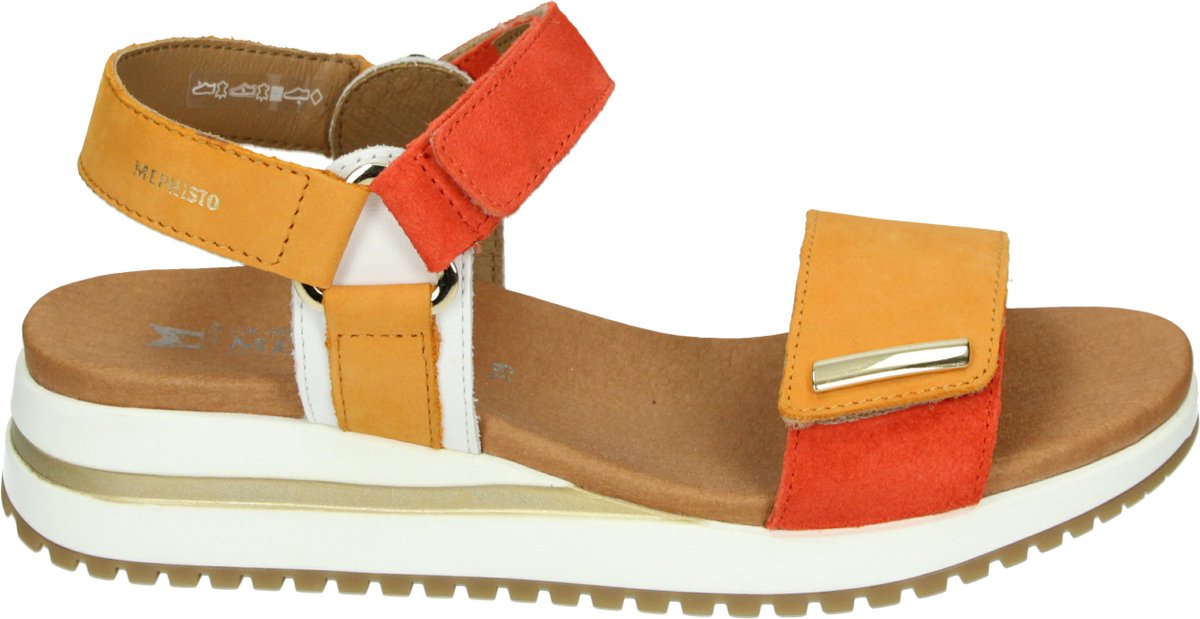 Mephisto JEANIE VELSPORT Sandalen met hakDames Sandalen Oranje