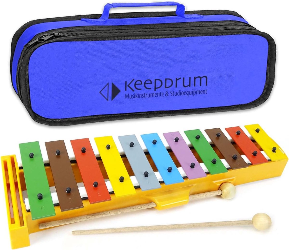 GS Chime Xylofoon voor Kinderen 2-6 Jaar + Keepdrum Opbergtas