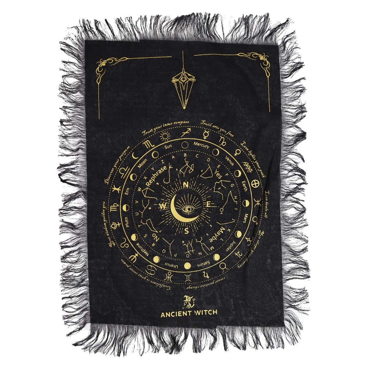 Pendelkleed - Alziend Oog - Zwart en Goud