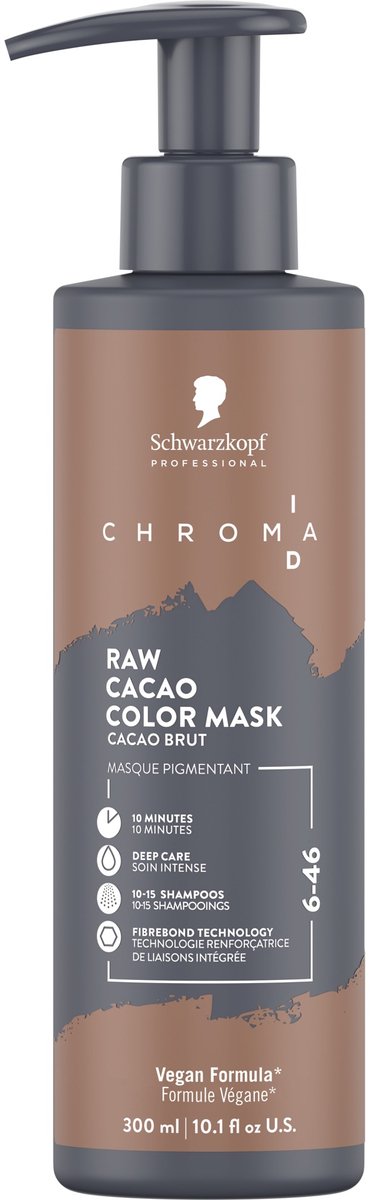Schwarzkopf - Chroma ID 6-46 Raw Cacao Colour Mask