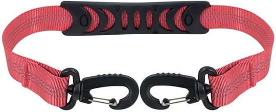 IJsschaatsriempjes - skischoenriemen - unisex -snowboard, ijsschaatsen, skiën - rood