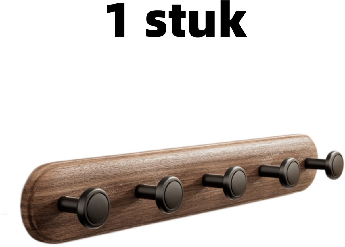 1 stuk - Deurhaak - Wandmontage - Binnendeurhaak - Geen boren nodig - Badkamerdeurhaak - T