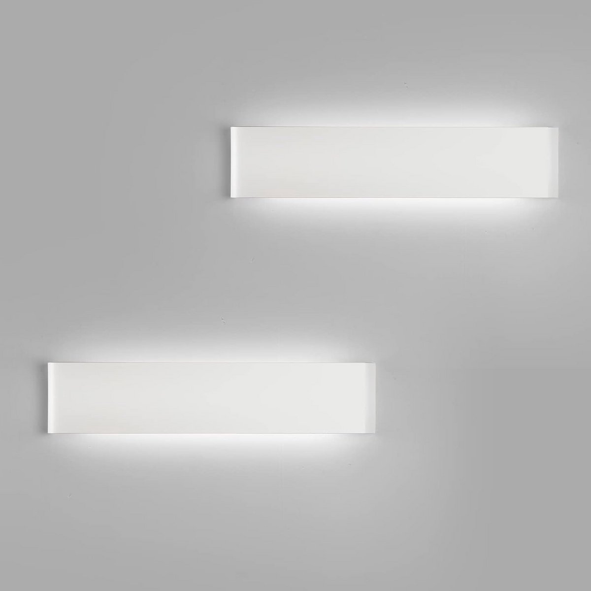 Wandlamp binnen 24W 6500K dagwit 2 stuks wit aluminium up-down design voor hal veranda woonkamer slaapkamer