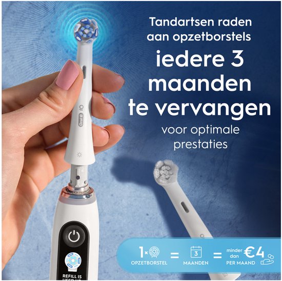 Oral-B iO Ultimate Clean Opzetborstels - 8 stuks - Kartonnen Brievenbusverpakking