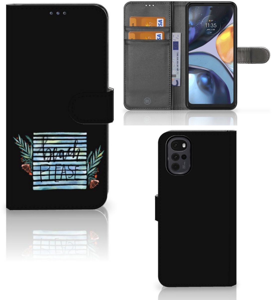 Motorola Moto G22 Leuk Hoesje Boho Beach