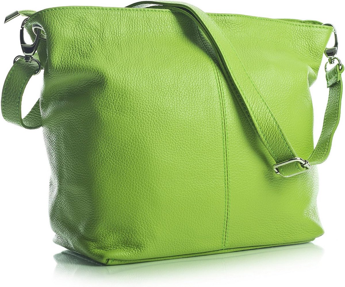 Elegante Hobo Tas van Italiaans Leer in Diverse Kleuren