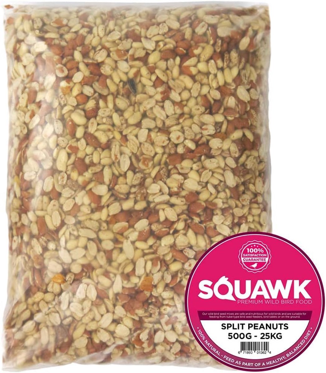 Premium kwaliteit gesplitste pinda's voor tuinvogels (2,5 kg)