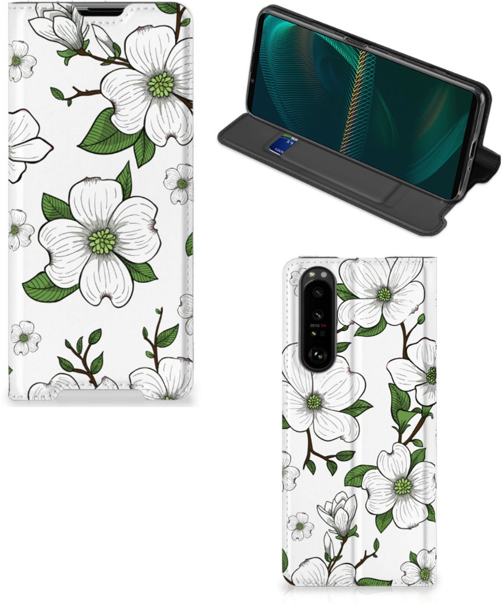 Sony Xperia 5 III Smart Cover Dogwood Flowers