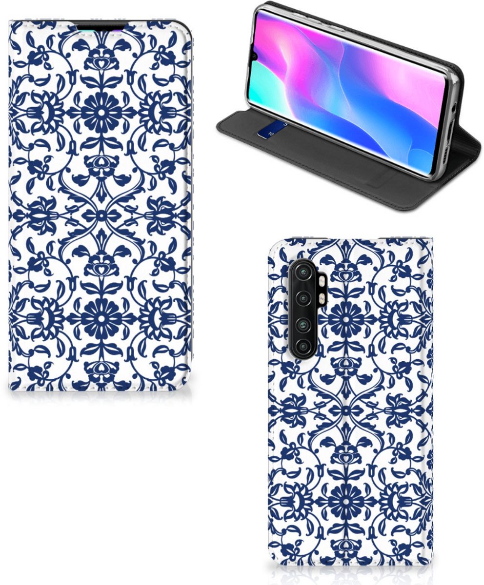 Xiaomi Mi Note 10 Lite Smart Cover Flower Blue