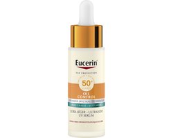 Eucerin Sun Oil Control Ultralicht UV Serum - Zonnebrand - SPF 50+ - 30ml