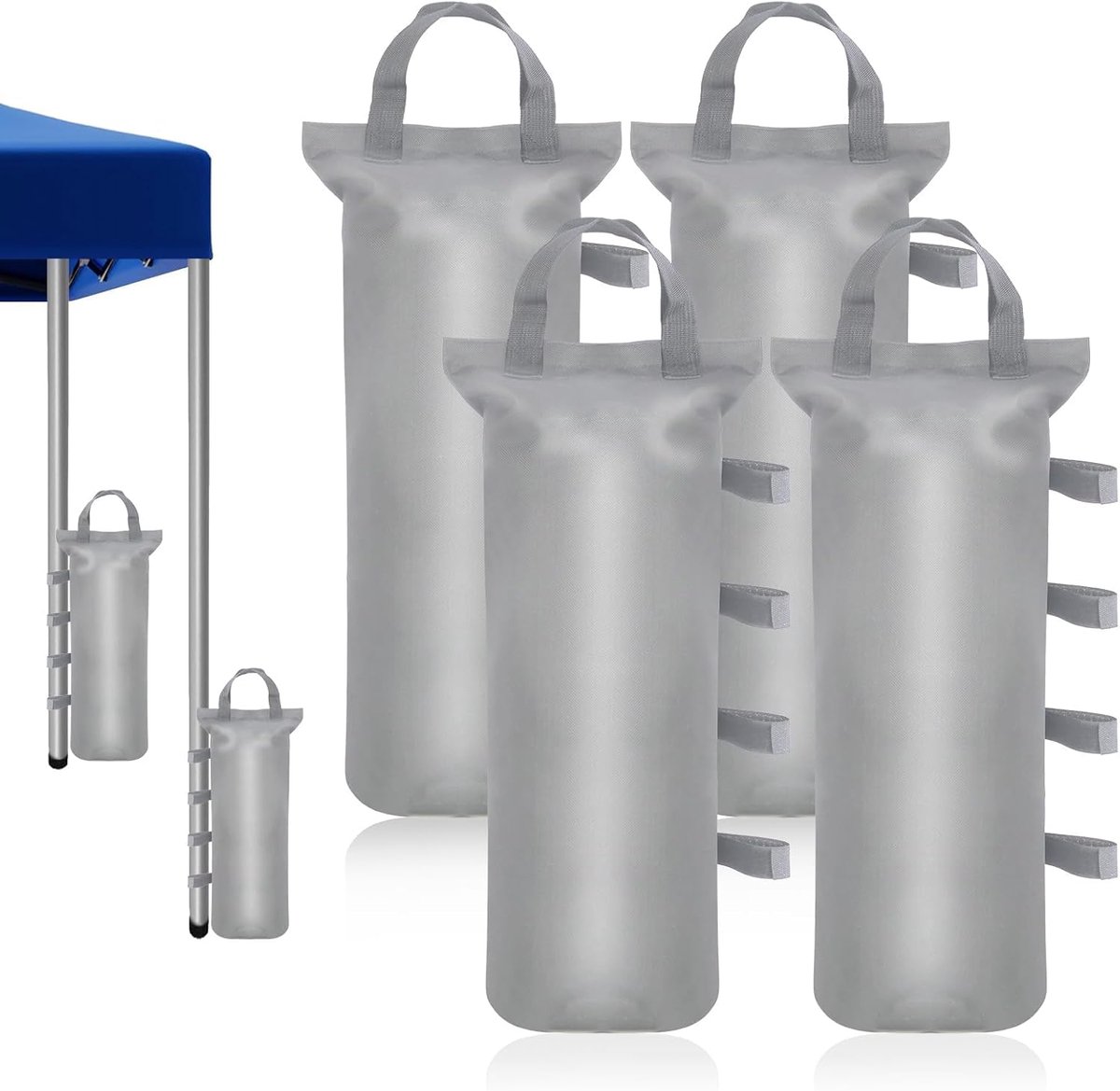 Set van 4 Verzwaringszakken voor Paviljoen en Tent (Universele Pasvorm)