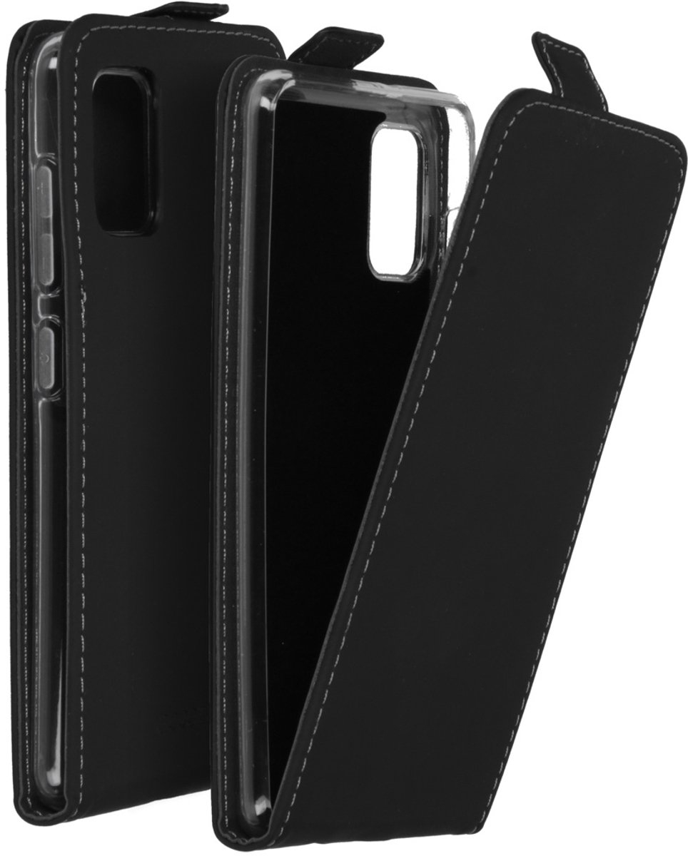 Accezz Hoesje - Geschikt voor Samsung Galaxy A41 - Flipcase - Zwart