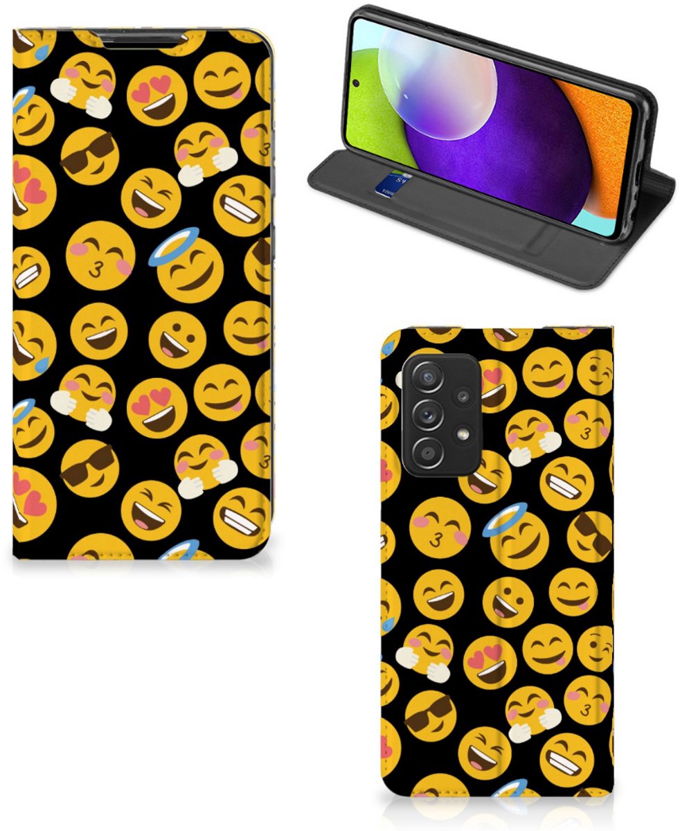 Samsung Galaxy A52 Hoesje met Magneet Emoji
