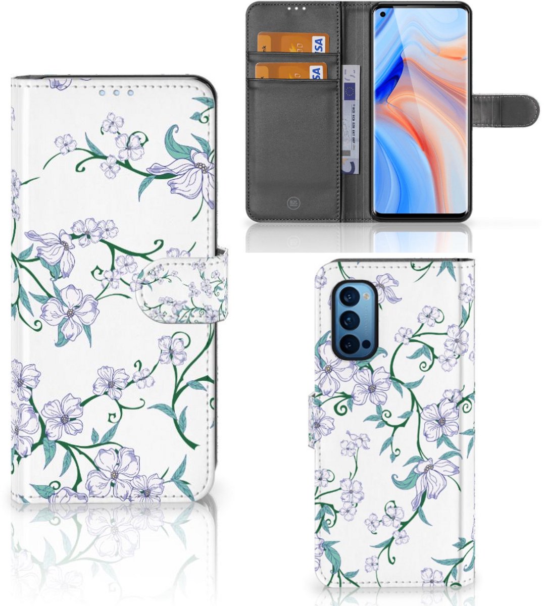 OPPO Reno 4 Pro 5G Uniek Hoesje Blossom White