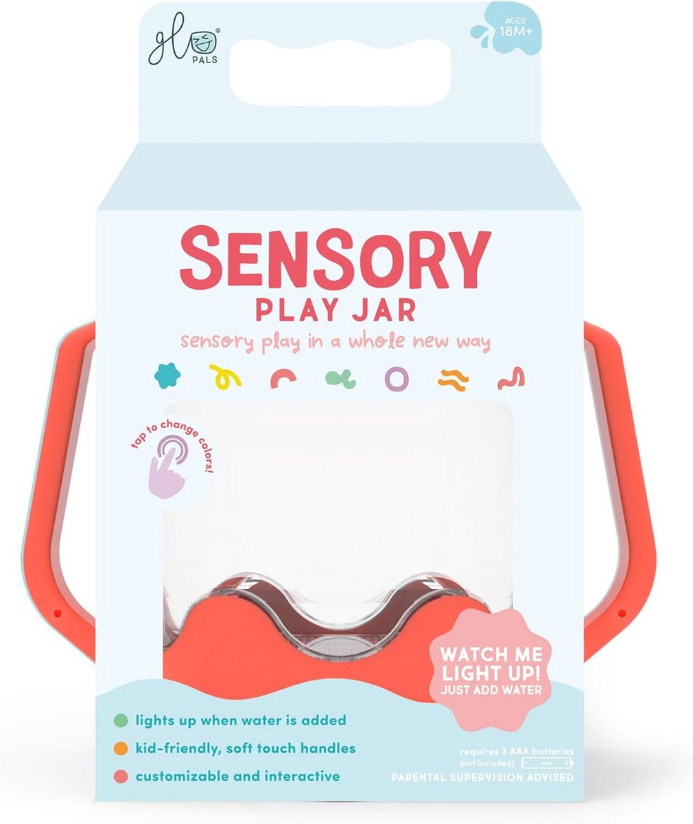 Sensory Water Glass – Luminous Lantern and Play Toy for Ages 18 Months and Up