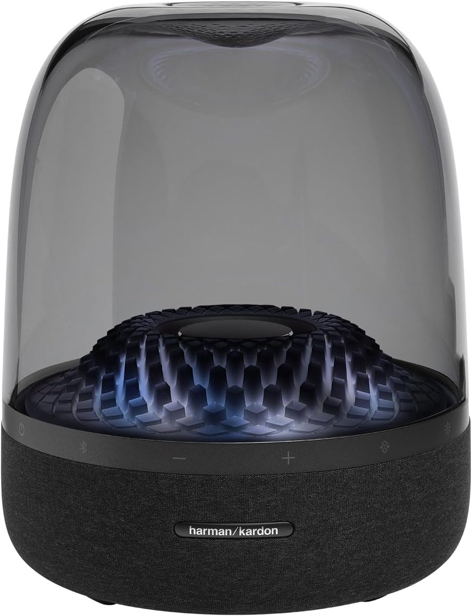 Draadloze Bluetooth Speaker met 360 Graden Geluid en Sfeerverlichting - Zwart