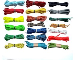 Multifunctioneel 4mm Paracord - Set van 60m in Diverse Kleuren | Ideaal voor Kamperen, Survival, Outdoor en DIY-projecten | Sterk en Duurzaam Nylon Touw