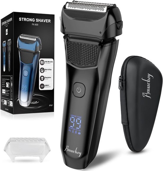 Wale Elektrisch Scheerapparaat Heren met 3 Flexibele Messen - Wale - €84,99