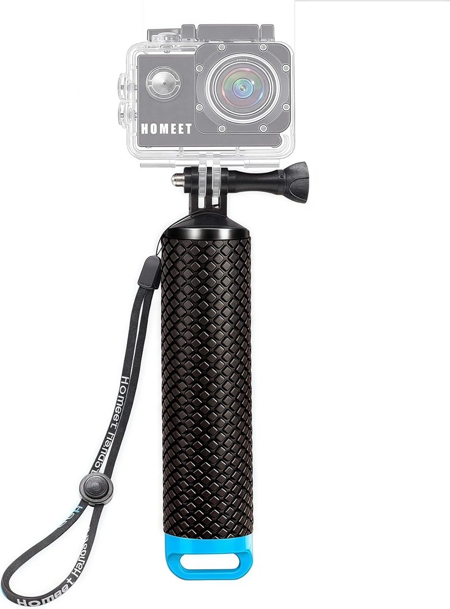 Drijvende handgreep voor actiecamera's - waterdicht, antislip, duikstok, selfiestick
