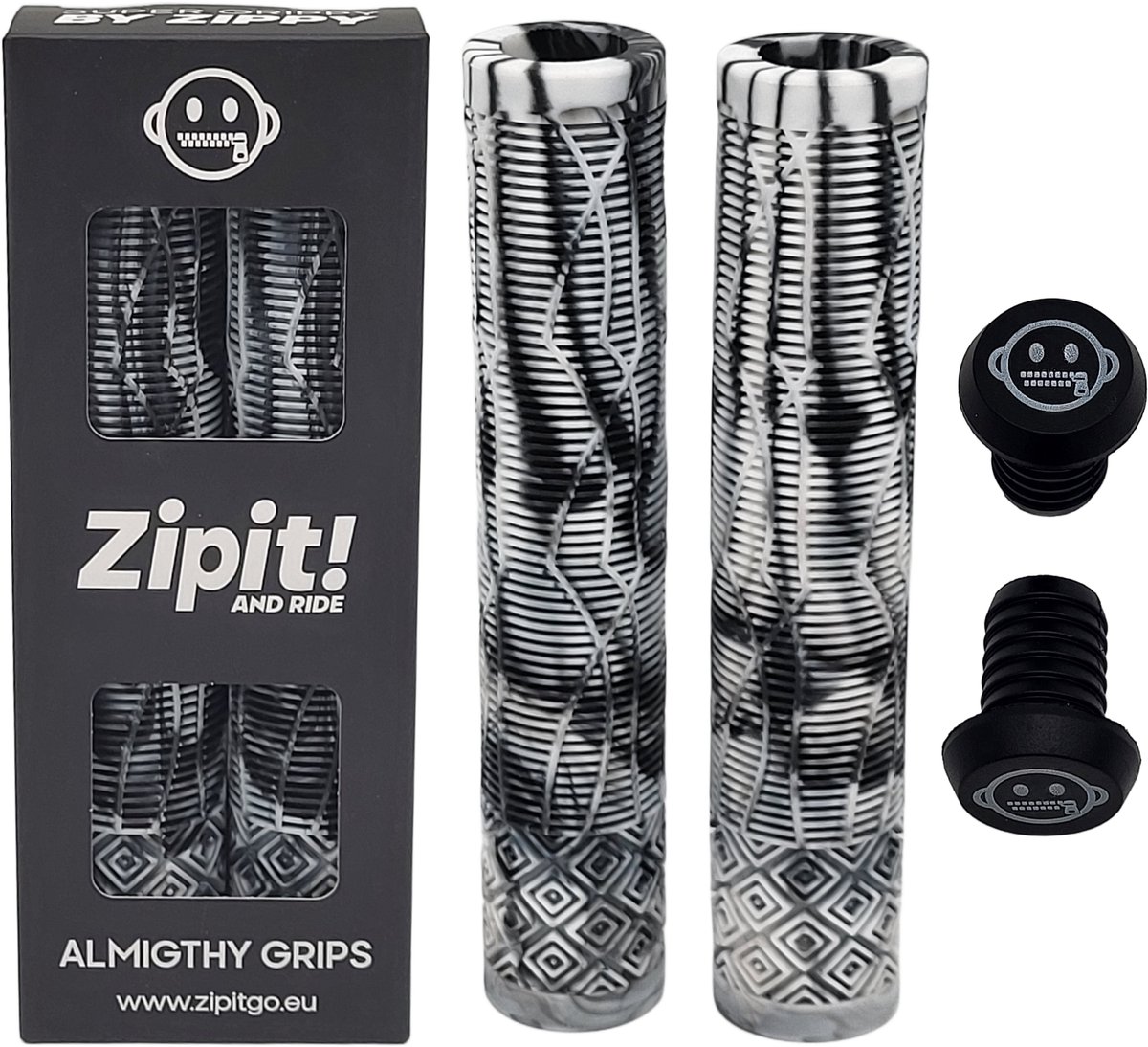 Zipit Almighty Grips 160mm Single & Double Color Handvatten