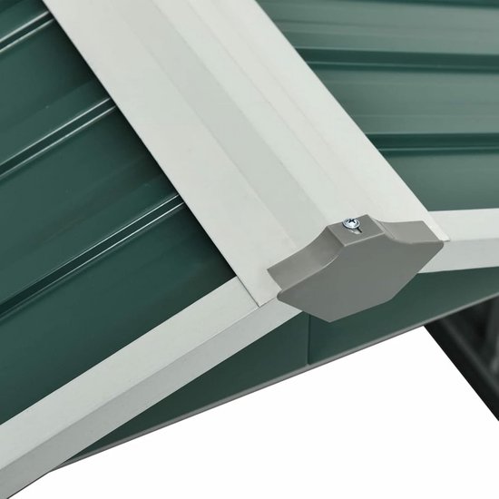 Robuuste Robotmaaier Garage en Tuinschuur van Verzinkt Staal - Groen — afbeelding 2