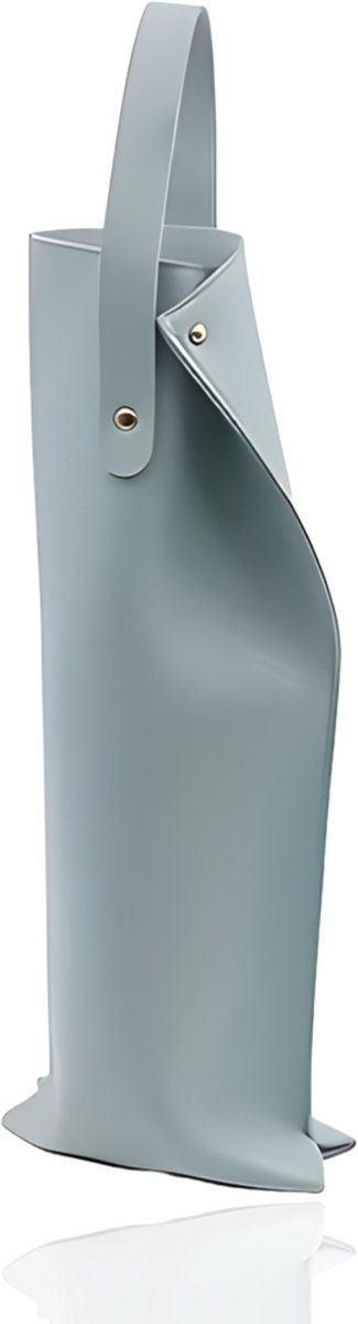 Mémoire® VinoPorta Duif Blauw - Luxe Wijntas & Wijndrager - Stijlvolle Wijngeschenkverpakking voor 1 Fles - Wijncadeauverpakking - Draagtas Wijn - Herbruikbaar, Duurzaam & Elegant Design - Perfect voor Cadeaus, Feestjes & Speciale Gelegenheden