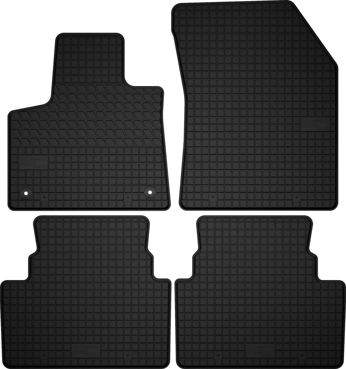 Wielganizator SolidTread - Citroen DS7 Crossback Crossover - 2017 - Zwarte Gummi