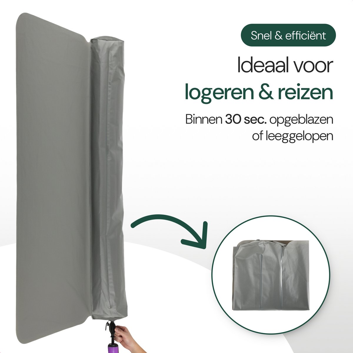 Cavedo Cavedo Opblaasbare Bedrand Bedhekje - afbeelding 5