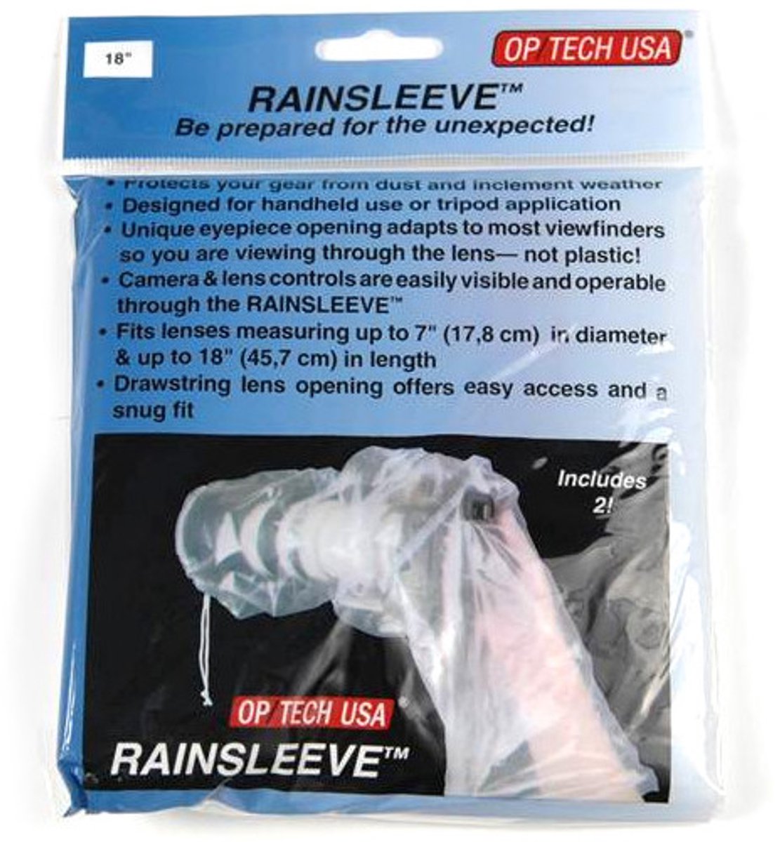 Op/Tech Rain Sleeve - 2 stuks