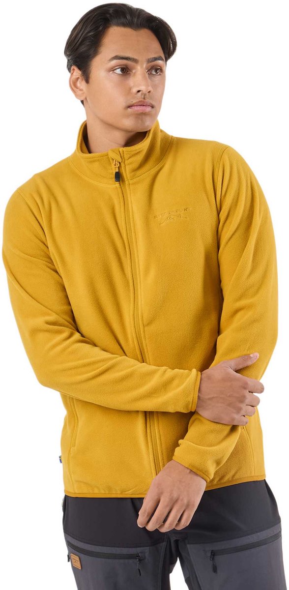 Swedemount Tromsö Fleece FL LS FZ – Heren wandeljas Geel