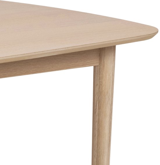 Table de salle à manger ovale Aslan 210x100 - chêne - Actona - Tables à manger en oval danois - Brun - Bois|Placage - Tables à manger en oval danois