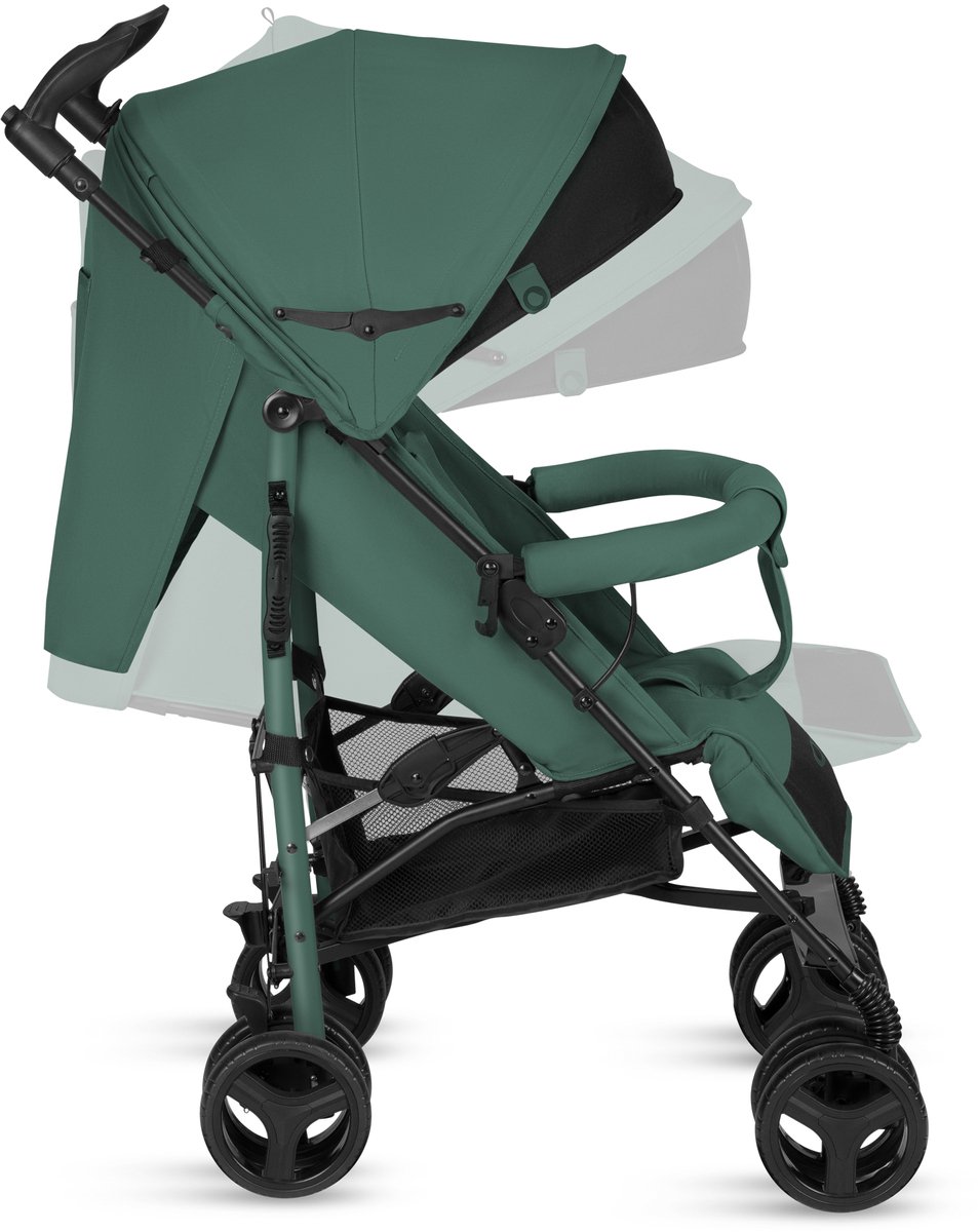 Lionelo Irma - Buggy - Wandelwagen- Lichte 7kg - tot 15 kg - Geveerde wielen - 360° - tot 5 jaar - Opbergmand - Verstelbare handgreep - Snel inklapsysteem - Compact formaat – foto 2