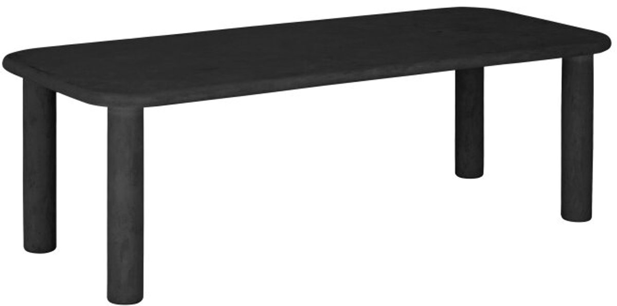DTP Home Scala Clio eettafel rechthoekig Mortex Pepper - 230 x 100 x 76 cm Zwart