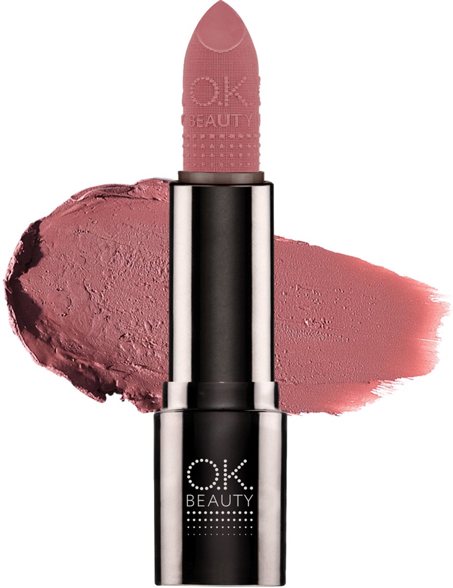 Long Lasting Silk Matte Lipstick - Kleur Old Money – Hydraterende Lippenstift - Intense Kleur - Matte Finish – Langhoudend - OK Beauty