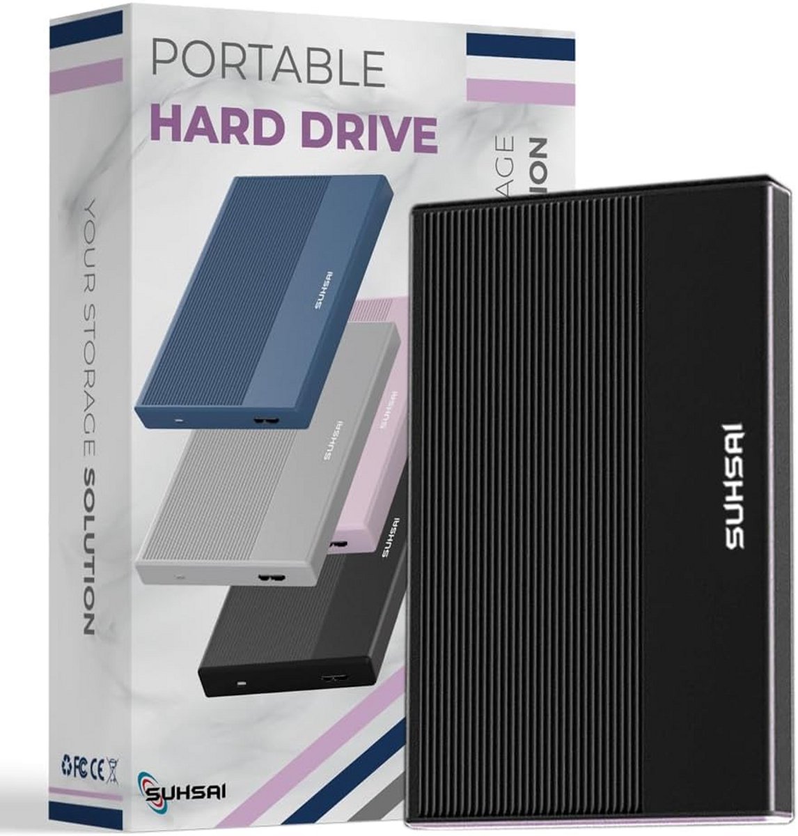 Draagbare Externe Harde Schijf 120GB USB 3.0 Geheugenuitbreiding voor PC Mac Laptop Gameconsole