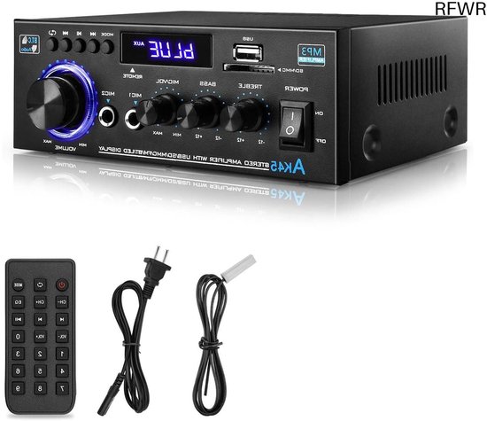 Audio Versterker - Stereo Versterker - Amplifier- Complete Set - Muziek ...