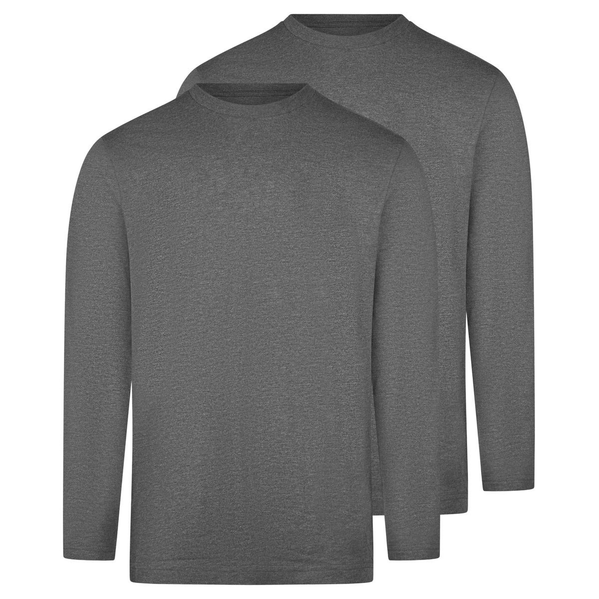RAGMAN Heren longsleeve 2 pack Basic