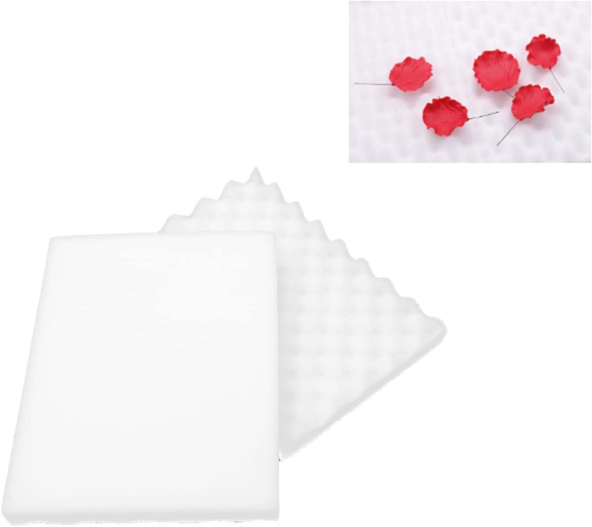 Vormgeven Spons Pad voor Fondant Taart - 2 Stuks - Suiker Bloemen Modellering Spons Mat