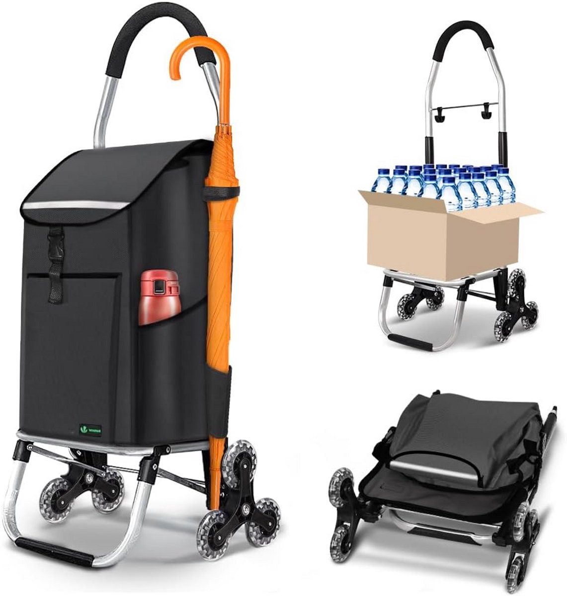 Boodschappentrolley met Koelvak - Boodschappenwagen - Boodschappenkar - Transportkar