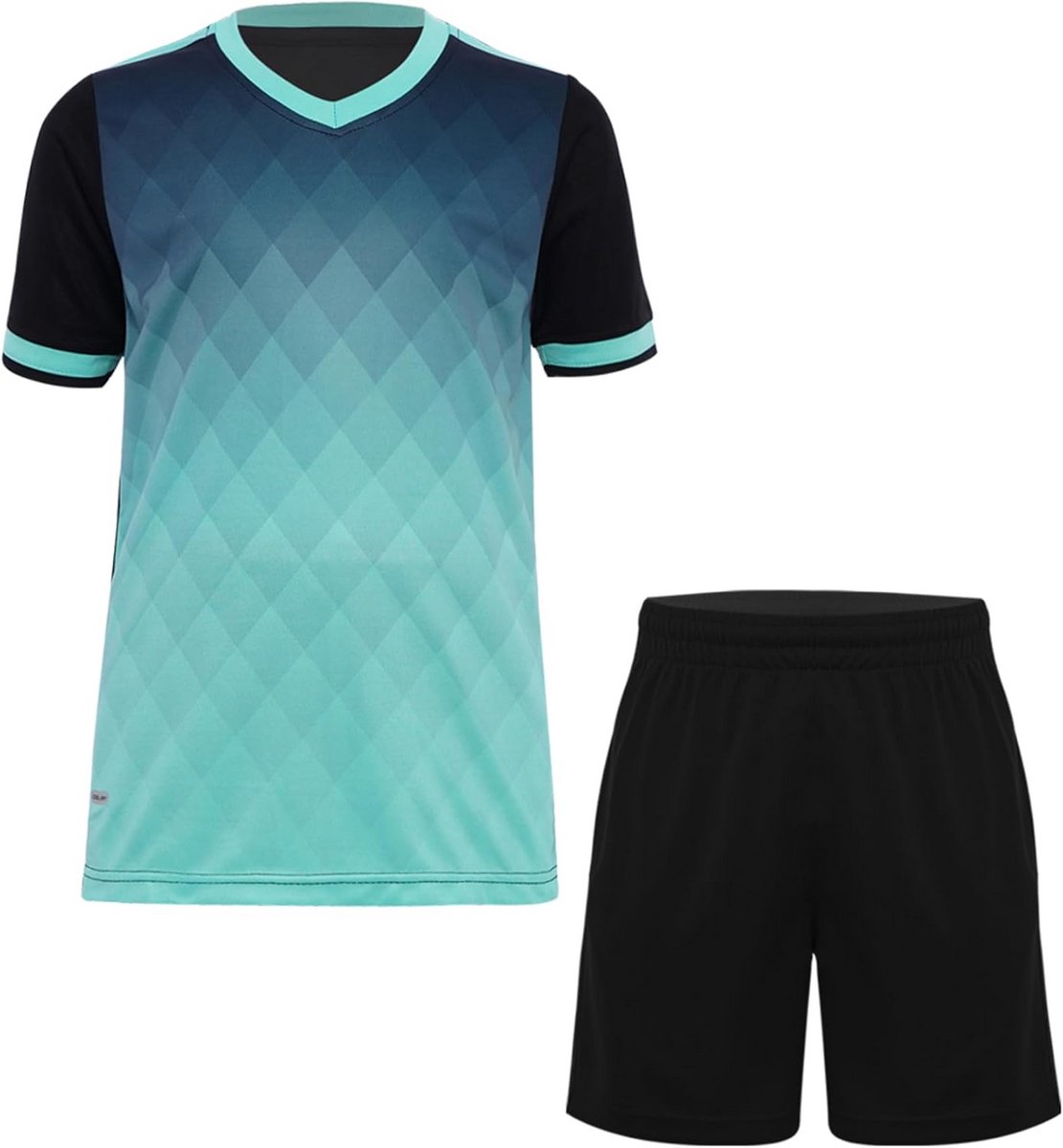 Kindersportoutfit Voetbal T-shirt & Korte Broek Set Kinderen