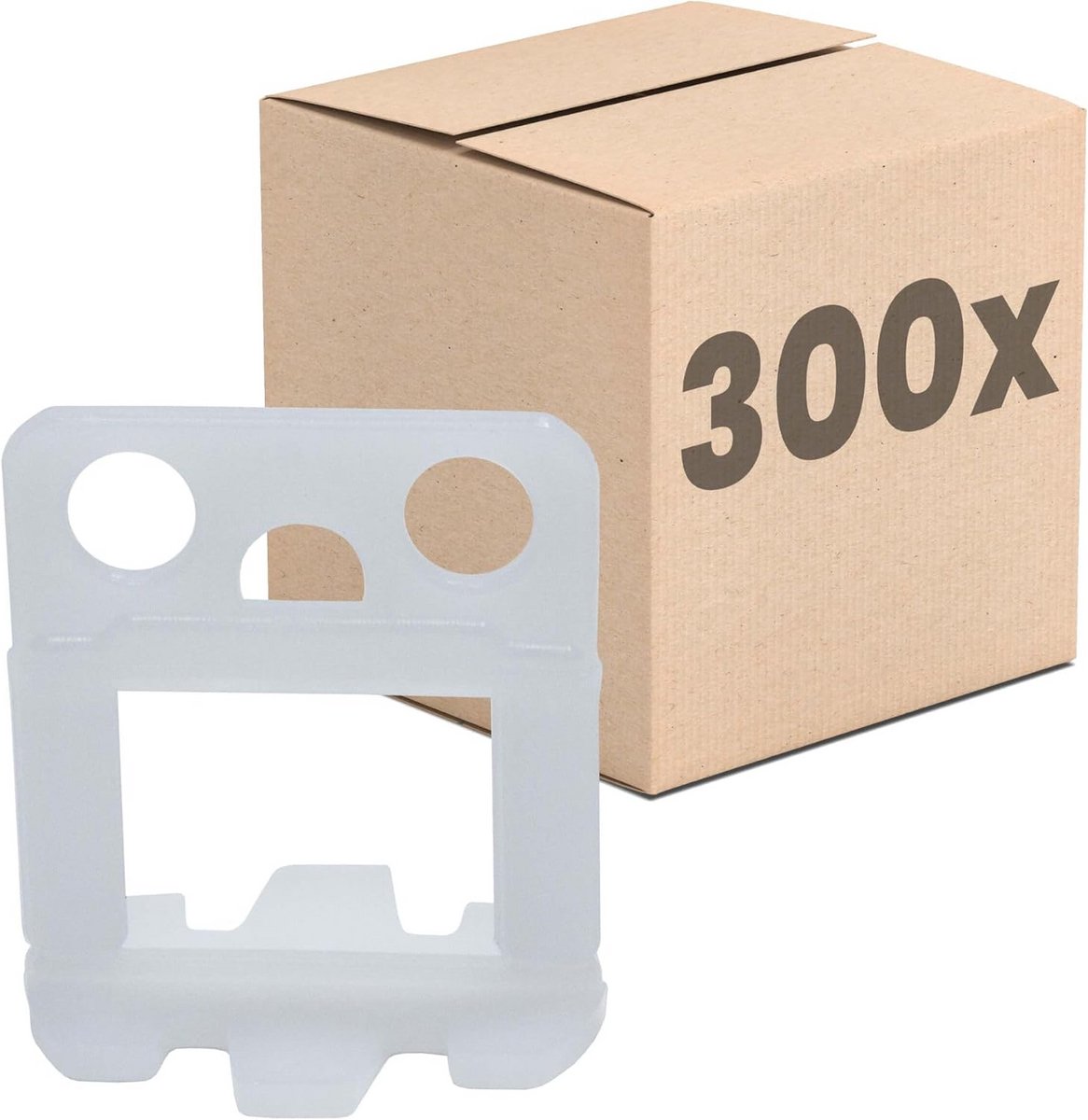 Tegelnivelleringssysteem 1mm - 300 Tegelzetclips voor een perfecte tegelvloer