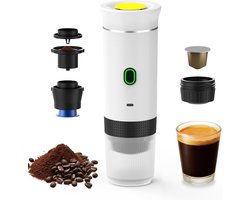 Draagbare 3-in-1 Elektrische Koffiezetapparaat voor Reis en Thuis