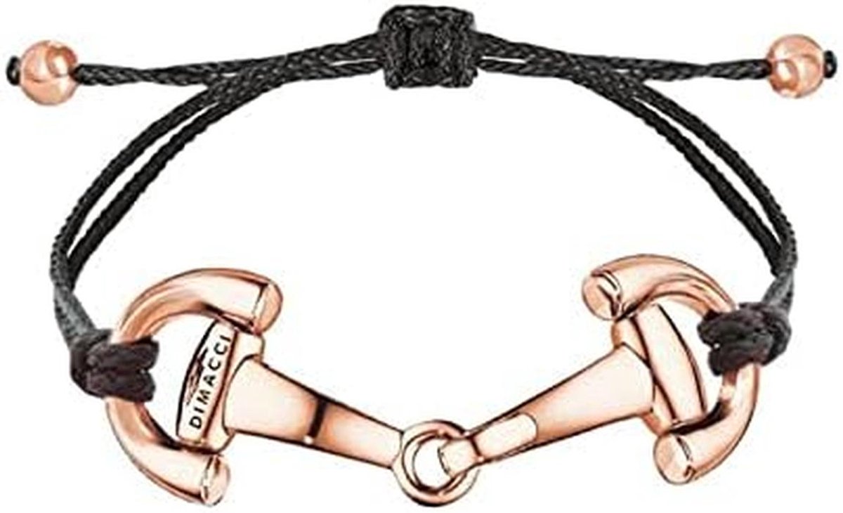 Verstelbare Armband met Pony Design - Handgemaakt van Leer en Roestvrij Staal