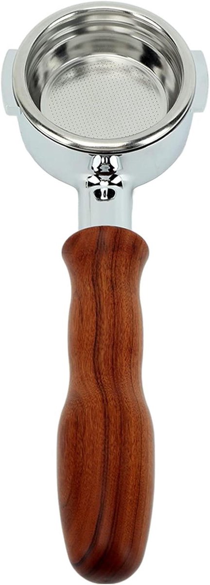 Portafilter Set 58mm voor Espressomachine, Redwood, Koffie accessoire.