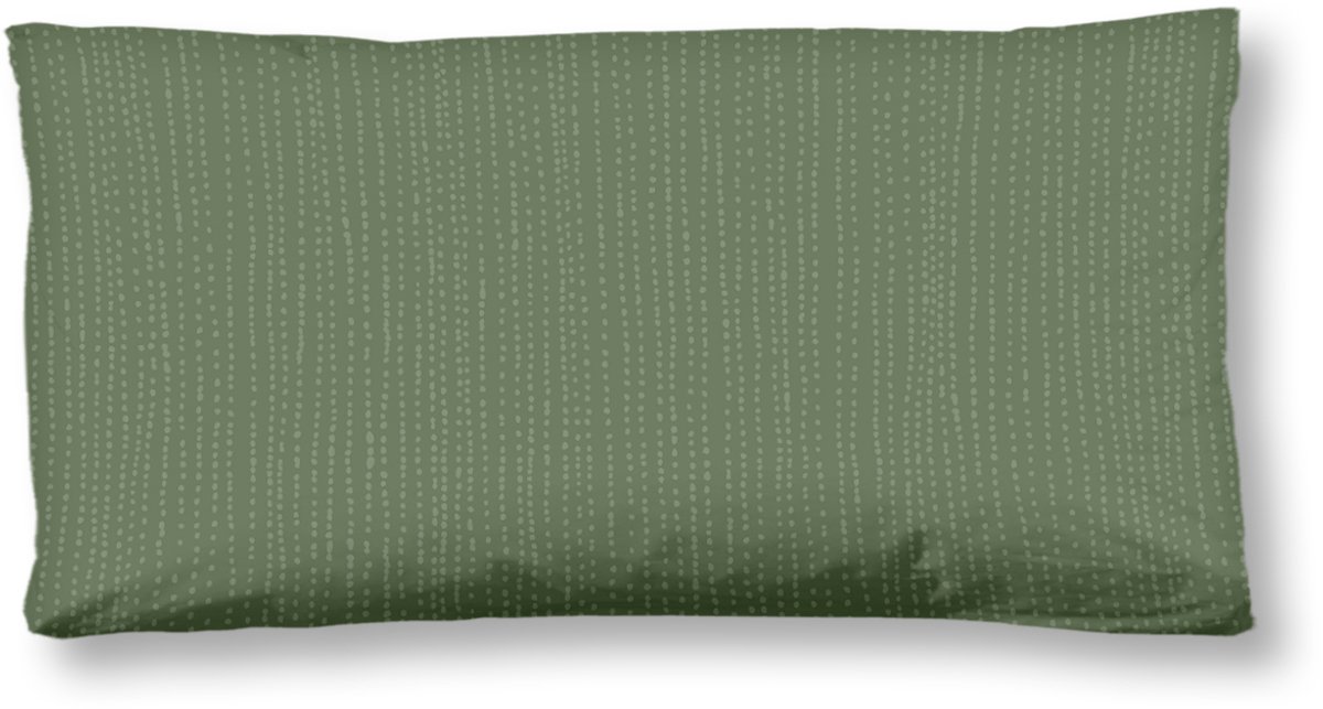 HIP kussensloop mandalas, bloemen & safari dieren - 40x80 cm - Groen - 100% Katoen satijn