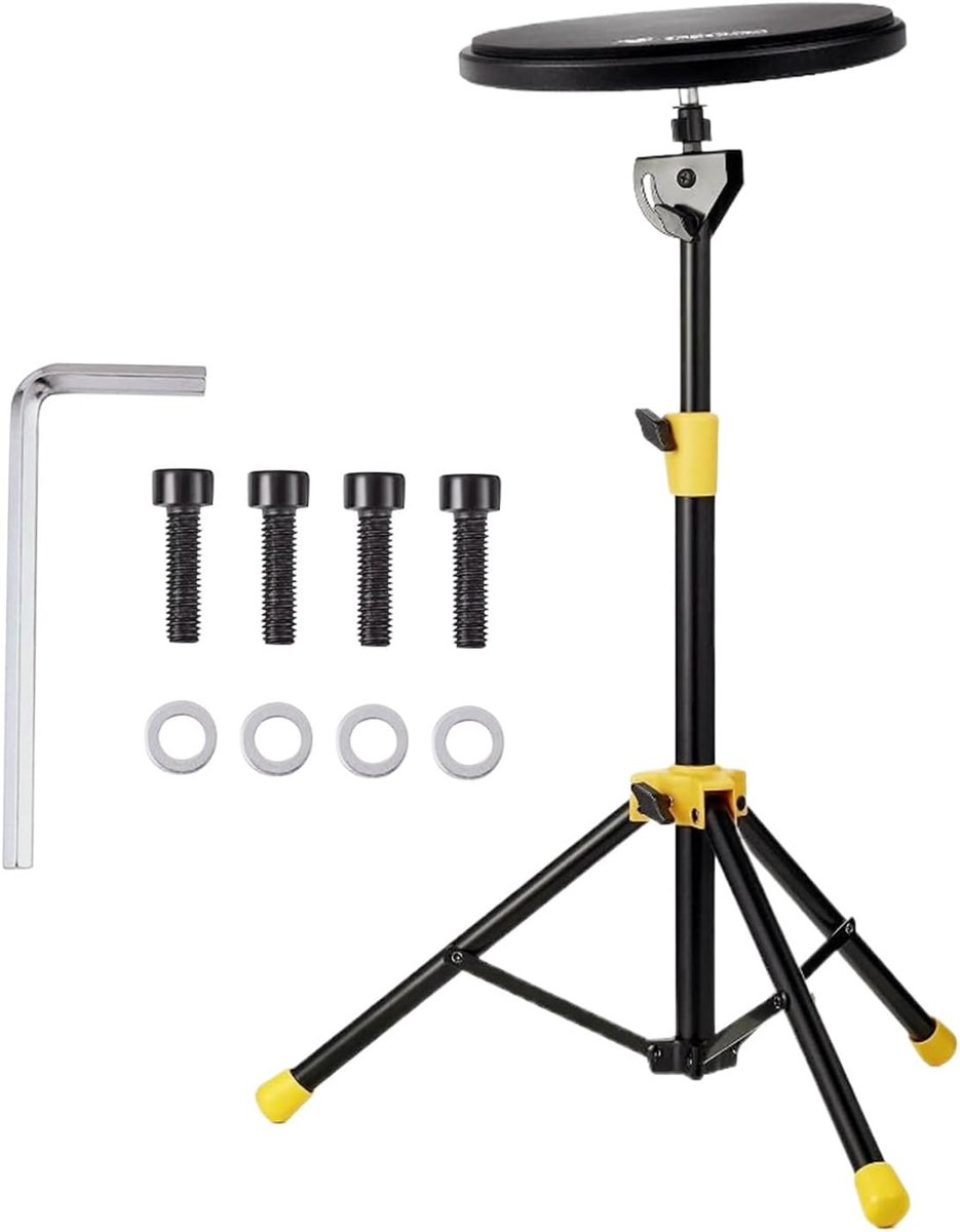 Drum Standaard - Percussie Ondersteuning - Oefenen Optreden - Verstelbare Hoogte - 52-96 cm